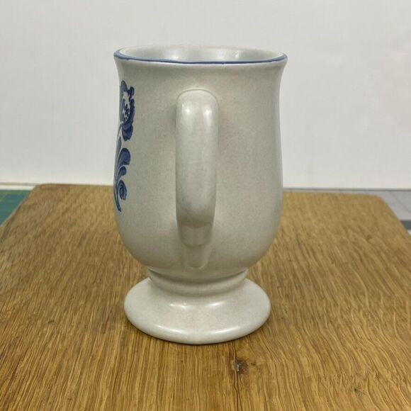 VTG Pfaltzgraff Yorktowne Footed Pedestal Stoneware Mug USA Replacement - Picture 2 of 8